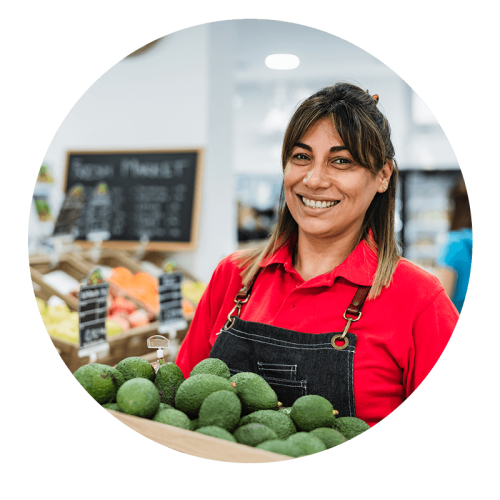 circular-header-female-holding-avocados-in-supermarket